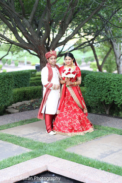 Indian couple meeting for their first look. Indian couple meeting for their first look.