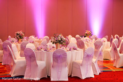 Dreamy Indian wedding reception table setup. Dreamy Indian wedding reception table setup.