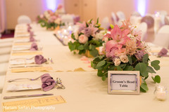 Elegant Indian wedding table sign. Elegant Indian wedding table sign.
