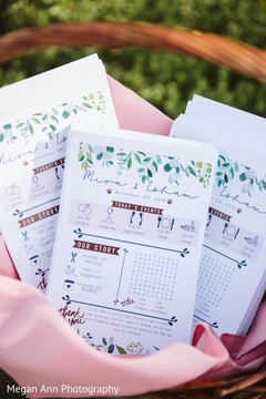 Indian wedding printed wedding guide. Indian wedding printed wedding guide.