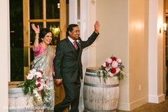 Indian parents making their entrance to reception. Indian parents making their entrance to reception.