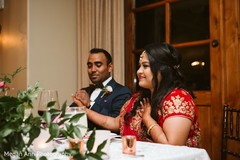 Indian bride and groom holding hands. Indian bride and groom holding hands.