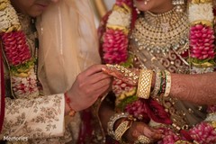 Indian bride wearing the ring Indian bride wearing the ring