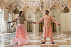 Maharani and Indian groom posing for pictures Maharani and Indian groom posing for pictures
