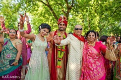 Indian groom at his baraat procession. Indian groom at his baraat procession.