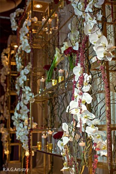 Stunning indian wedding stage flowers decoration. Stunning indian wedding stage flowers decoration.
