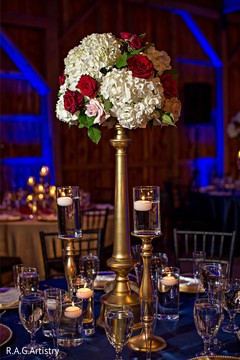 Incredible Indian wedding table centerpiece decor. Incredible Indian wedding table centerpiece decor.