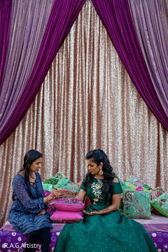 Indian bride getting her henna art done. Indian bride getting her henna art done.