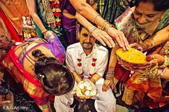 Indian groom at his haldi ceremony. Indian groom at his haldi ceremony.