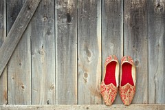 Indian groom's ceremony shoes. Indian groom's ceremony shoes.
