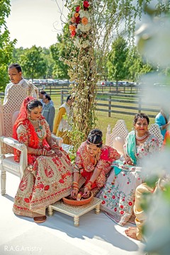 Take a look at this Indian bride at her ceremony ritual. Take a look at this Indian bride at her ceremony ritual.