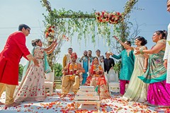 See this traditional Indian wedding ceremony photo. See this traditional Indian wedding ceremony photo.