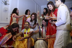 Indian groom on his pre-wedding rituals. Indian groom on his pre-wedding rituals.