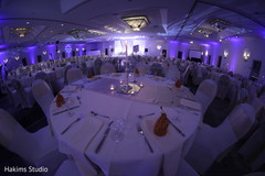 Marvelous Indian wedding reception table setup. Marvelous Indian wedding reception table setup.