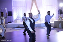 Gleeful indian wedding reception dance performance Gleeful indian wedding reception dance performance