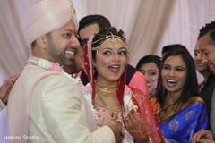 Sweet indian couple leaving at ceremony. Sweet indian couple leaving at ceremony.