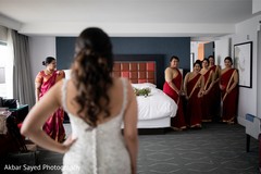 Maharani with bridesmaids Maharani with bridesmaids