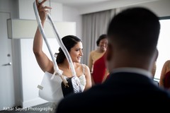 Indian bride getting ready for the bash Indian bride getting ready for the bash