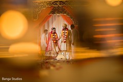 Indian bride and groom during the ceremony Indian bride and groom during the ceremony