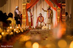 Indian bride and groom getting married Indian bride and groom getting married