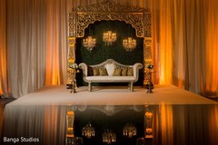 Indian couple's place ready for the reception Indian couple's place ready for the reception