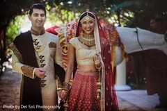 Indian bride and groom romantic first glance. Indian bride and groom romantic first glance.