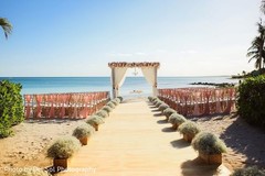 Incredible Indian wedding ceremony by the beach setup. Incredible Indian wedding ceremony by the beach setup.