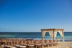Incredible Indian wedding ceremony setup by the beach. Incredible Indian wedding ceremony setup by the beach.