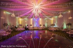 Splendid Indian wedding reception dance floor. Splendid Indian wedding reception dance floor.
