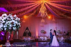 Indian lovebirds having their first dance. Indian lovebirds having their first dance.