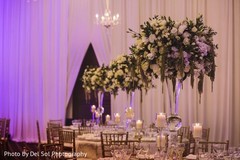Elegant indian wedding table flowers decor. Elegant indian wedding table flowers decor.