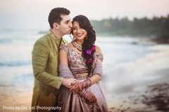 Graceful Indian bride and groom photo session. Graceful Indian bride and groom photo session.
