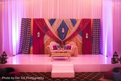 Magnificent Sangeet stage decoration. Magnificent Sangeet stage decoration.