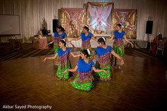 Impresive Indian wedding reception dance.
