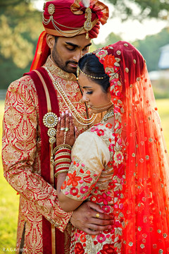 Indian bride and groom tender moment. Indian bride and groom tender moment.