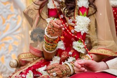 Details of the Indian bride's attires Details of the Indian bride's attires