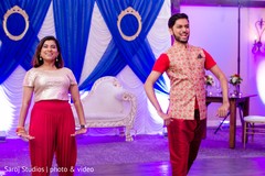 Dancers during the reception Dancers during the reception