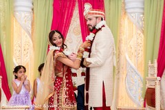 Indian bride and Indian groom during the rituals Indian bride and Indian groom during the rituals