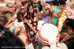 Maharani during the rituals Maharani during the rituals