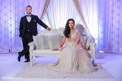 Glamorous Indian bride and groom style. Glamorous Indian bride and groom style.