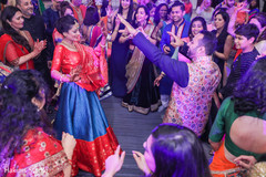 Vibrant photo of indian couple. Vibrant photo of indian couple.