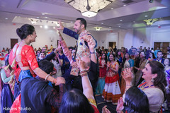Ravishing indian bride and groom at sangeet dance. Ravishing indian bride and groom at sangeet dance.