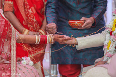 Closeup photo Indian couple at a ceremony ritual. Closeup photo Indian couple at a ceremony ritual.