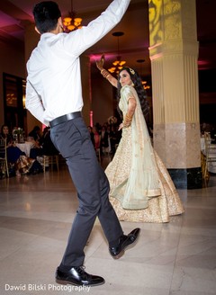 Indian wedding reception first dance. Indian wedding reception first dance.