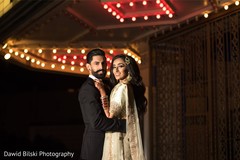 Lovely Indian wedding couple smiling. Lovely Indian wedding couple smiling.