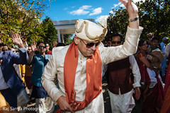 Raja having fun during baraat Raja having fun during baraat
