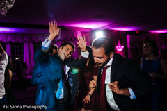 Dancing going on at the reception Dancing going on at the reception