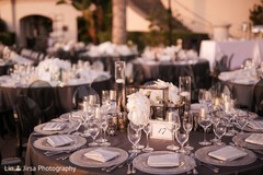 Table setup design for the reception Table setup design for the reception