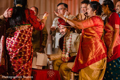 Indian groom getting his lasso on. Indian groom getting his lasso on.