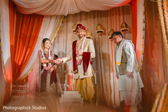 Joyful Indian couple just married. Joyful Indian couple just married.